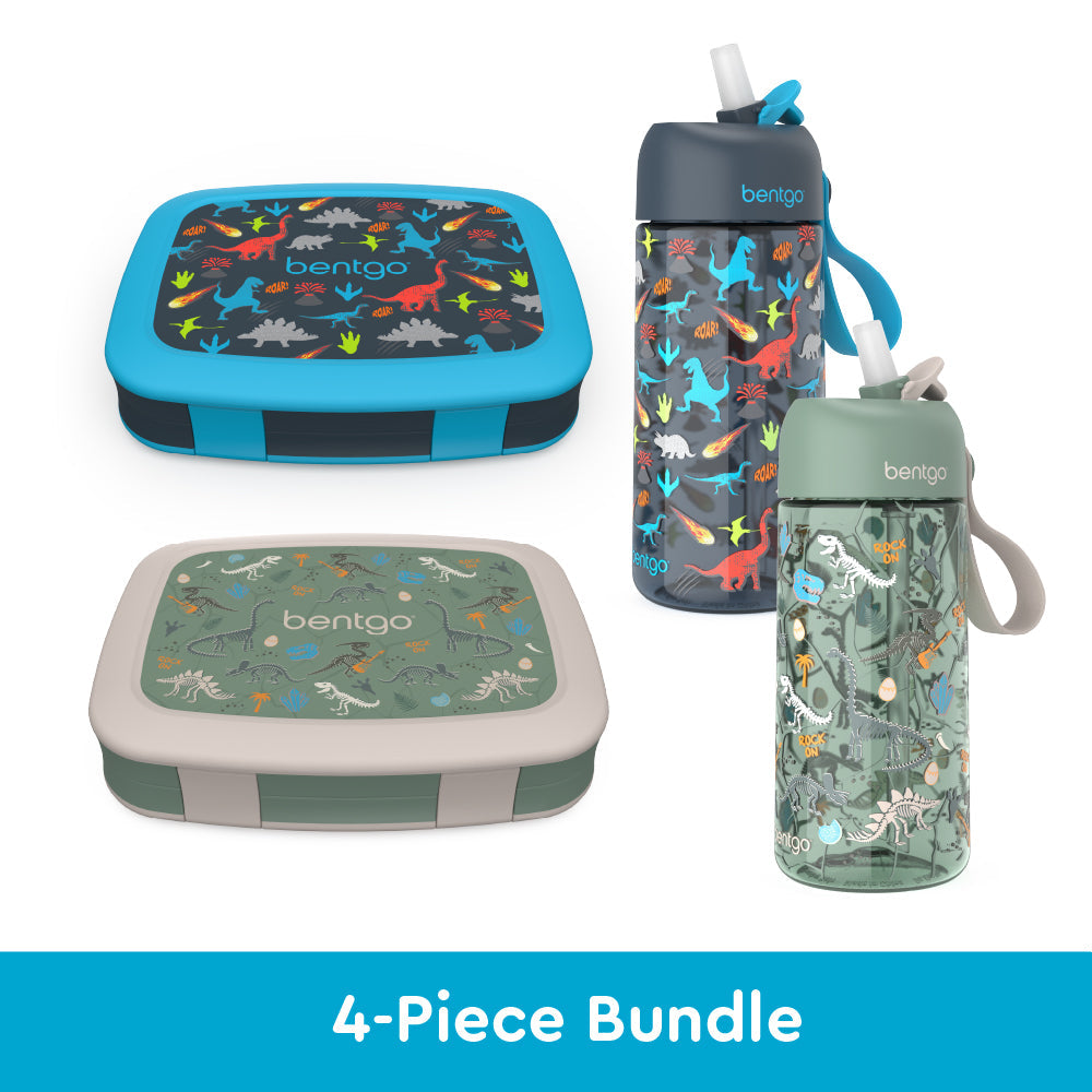 bentgo-kids-prints-lunch-boxes-and-water-bottles-v8 bentgo-lunch-box-bottle-bundle-dinsoaur-fossils-1.jpg